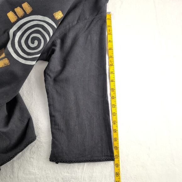 BELMA New York Boho Hippie Tunic Top NWT One Size 100% Cotton Rustic - Picture 6 of 7